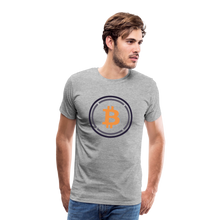 Load image into Gallery viewer, Wrapped Bitcoin T-Shirt - heather gray