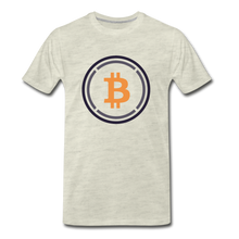 Load image into Gallery viewer, Wrapped Bitcoin T-Shirt - heather oatmeal