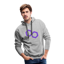 Load image into Gallery viewer, Polygon Hoodie - heather grey
