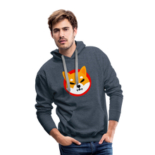 Load image into Gallery viewer, Shiba Inu Hoodie - heather denim