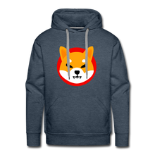 Load image into Gallery viewer, Shiba Inu Hoodie - heather denim