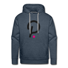 Load image into Gallery viewer, Polkadot Hoodie - heather denim