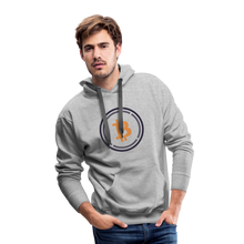 Load image into Gallery viewer, Wrapped Bitcoin Hoodie - heather grey