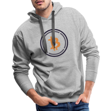 Load image into Gallery viewer, Wrapped Bitcoin Hoodie - heather grey
