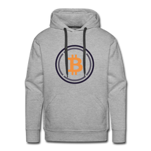 Load image into Gallery viewer, Wrapped Bitcoin Hoodie - heather grey