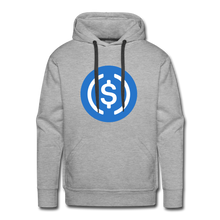 Load image into Gallery viewer, USD Coin Hoodie - heather grey