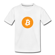 Load image into Gallery viewer, Bitcoin Kids' T-Shirt - white