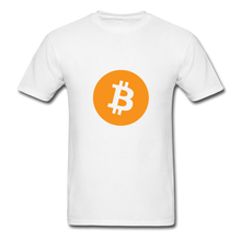 Load image into Gallery viewer, Bitcoin Tagless T-Shirt - white