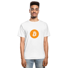 Load image into Gallery viewer, Bitcoin Tagless T-Shirt - white