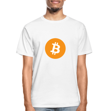 Load image into Gallery viewer, Bitcoin Tagless T-Shirt - white