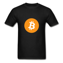 Load image into Gallery viewer, Bitcoin Tagless T-Shirt - black