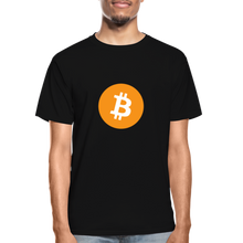 Load image into Gallery viewer, Bitcoin Tagless T-Shirt - black