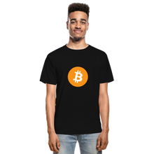 Load image into Gallery viewer, Bitcoin Tagless T-Shirt - black