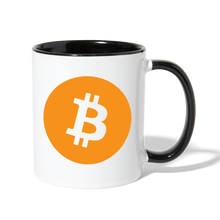 Load image into Gallery viewer, Bitcoin Coffee Mug - white/black