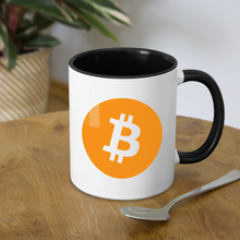 Load image into Gallery viewer, Bitcoin Coffee Mug - white/black