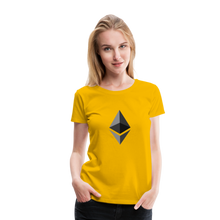 Load image into Gallery viewer, Ethereum Women’s T-Shirt - sun yellow