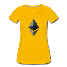 Load image into Gallery viewer, Ethereum Women’s T-Shirt - sun yellow