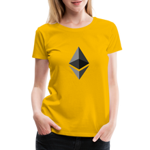 Load image into Gallery viewer, Ethereum Women’s T-Shirt - sun yellow