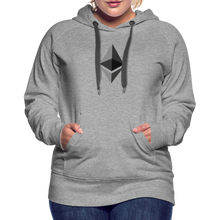 Load image into Gallery viewer, Ethereum Women’s Hoodie - heather grey