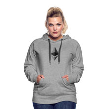 Load image into Gallery viewer, Ethereum Women’s Hoodie - heather grey