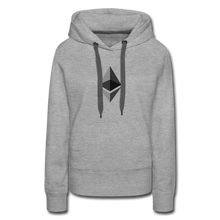 Load image into Gallery viewer, Ethereum Women’s Hoodie - heather grey