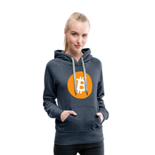 Load image into Gallery viewer, Bitcoin Women’s Hoodie - heather denim