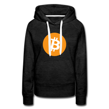Load image into Gallery viewer, Bitcoin Women’s Hoodie - charcoal grey