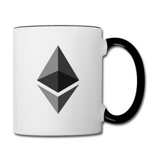 Load image into Gallery viewer, Ethereum Coffee Mug - white/black