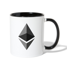 Load image into Gallery viewer, Ethereum Coffee Mug - white/black
