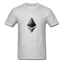 Load image into Gallery viewer, Ethereum Tagless T-Shirt - heather gray
