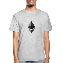Load image into Gallery viewer, Ethereum Tagless T-Shirt - heather gray
