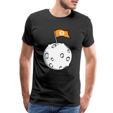 Load image into Gallery viewer, Bitcoin Flag on the Moon Shirt - black
