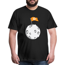 Load image into Gallery viewer, Bitcoin Flag on the Moon Shirt - black