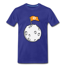 Load image into Gallery viewer, Bitcoin Flag on the Moon Shirt - royal blue