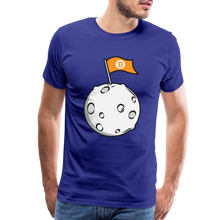 Load image into Gallery viewer, Bitcoin Flag on the Moon Shirt - royal blue