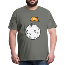 Load image into Gallery viewer, Bitcoin Flag on the Moon Shirt - asphalt gray