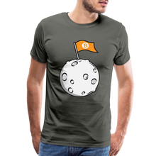 Load image into Gallery viewer, Bitcoin Flag on the Moon Shirt - asphalt gray