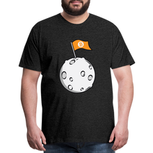 Load image into Gallery viewer, Bitcoin Flag on the Moon Shirt - charcoal grey