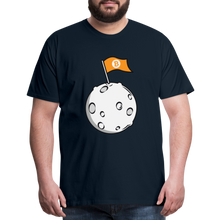 Load image into Gallery viewer, Bitcoin Flag on the Moon Shirt - deep navy