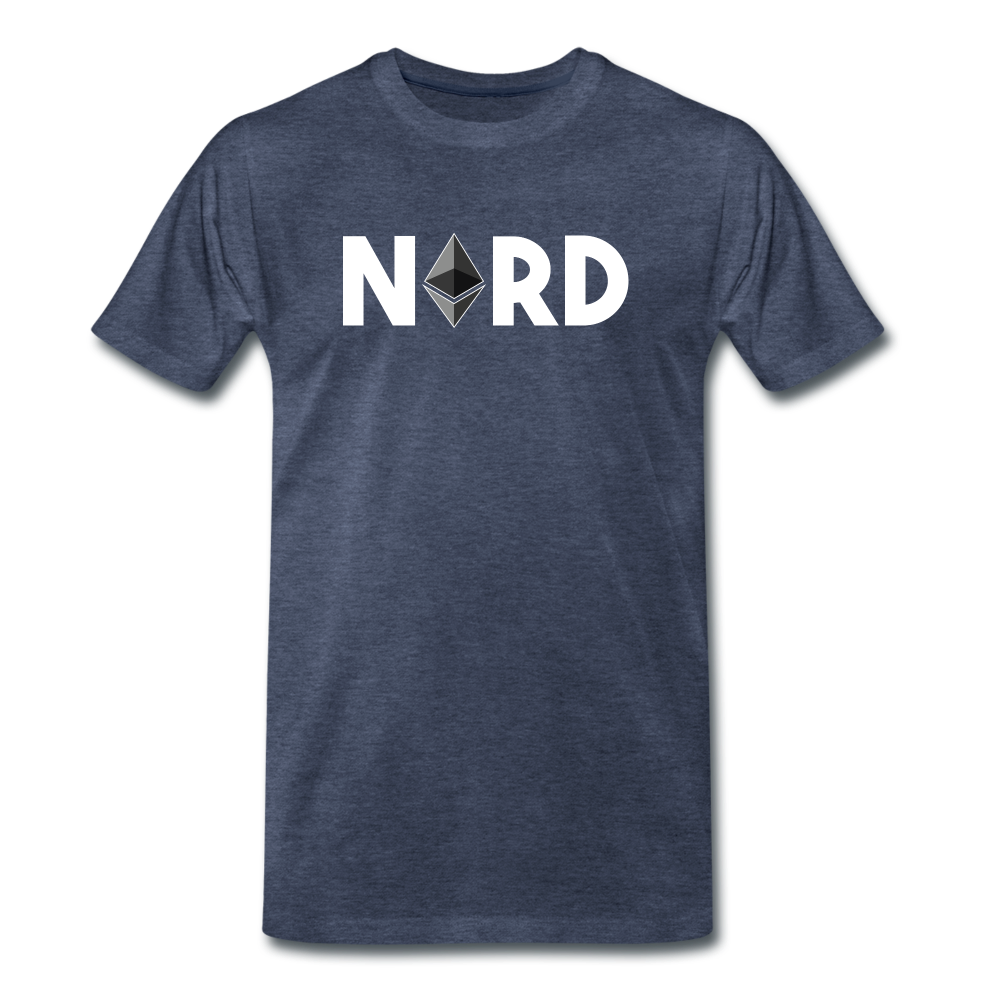 Ethereum Nerd Shirt - heather blue