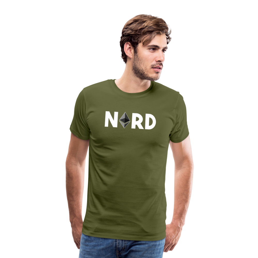 Ethereum Nerd Shirt - olive green