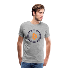 Load image into Gallery viewer, Wrapped Bitcoin T-Shirt - heather gray
