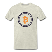 Load image into Gallery viewer, Wrapped Bitcoin T-Shirt - heather oatmeal
