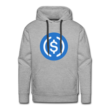 Load image into Gallery viewer, USD Coin Hoodie - heather grey
