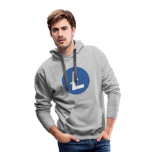 Load image into Gallery viewer, Litecoin Hoodie - heather grey
