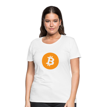 Load image into Gallery viewer, Bitcoin Women’s T-Shirt - white
