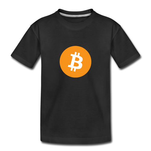 Bitcoin Kids' T-Shirt - black