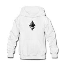 Load image into Gallery viewer, Ethereum Kids&#39; Hoodie - white
