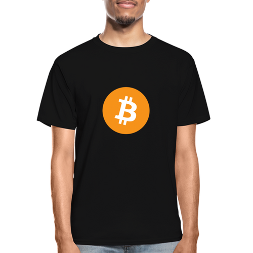 Bitcoin Tagless T-Shirt - black