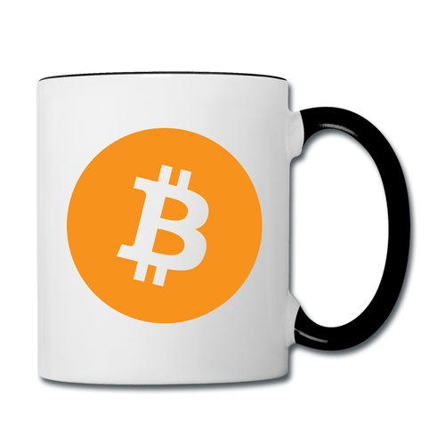 Bitcoin Coffee Mug - white/black